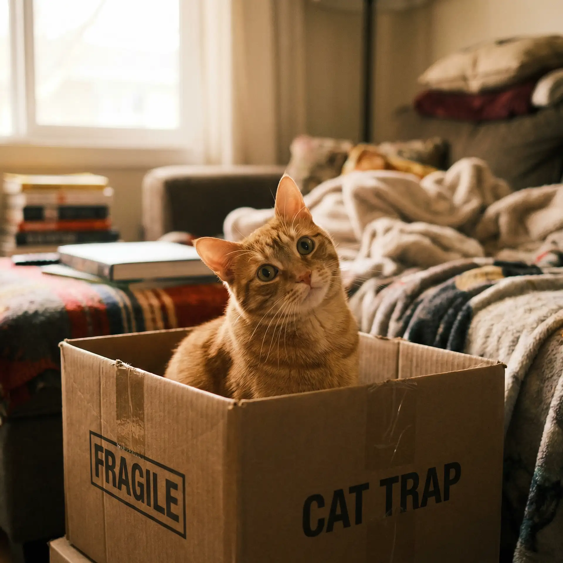 橘猫躲在纸箱里 - 哈利波特与密室在线观看